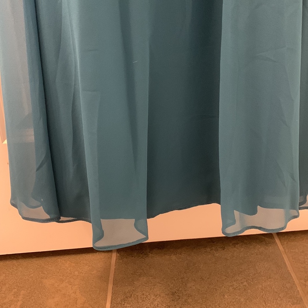 Azazie Sonya Dress in Peacock Color - Picture 12 of 16